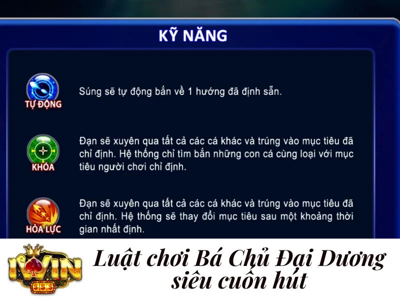 Luật chơi Bá Chủ Đại Dương siêu cuốn hút