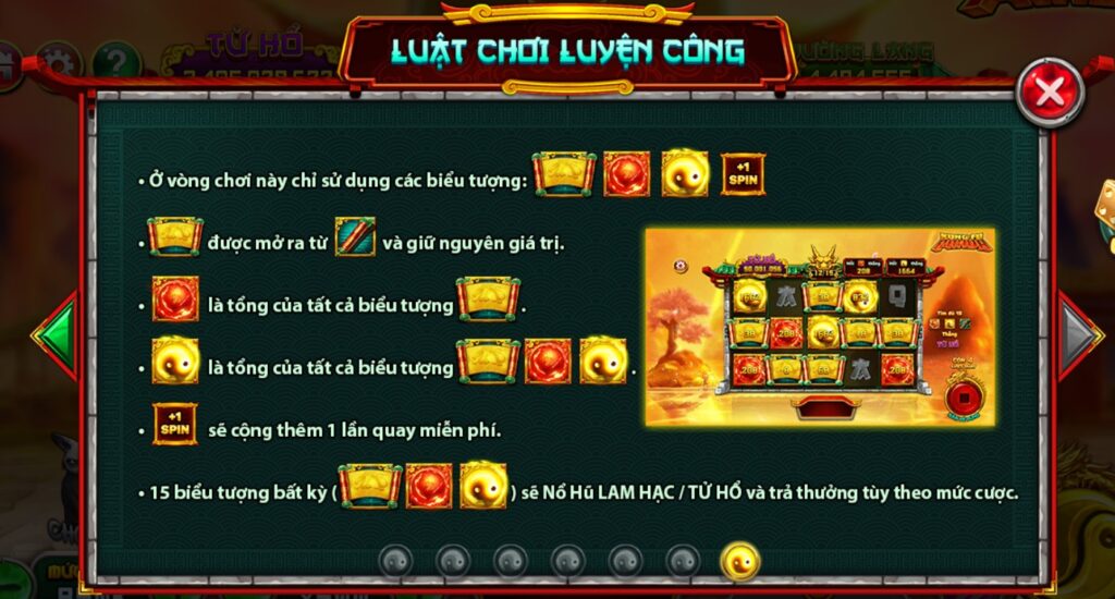 Luật chơi và cách chơi Game Slot Kungfu Panda